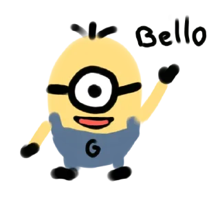 Стикер миньоны - 8