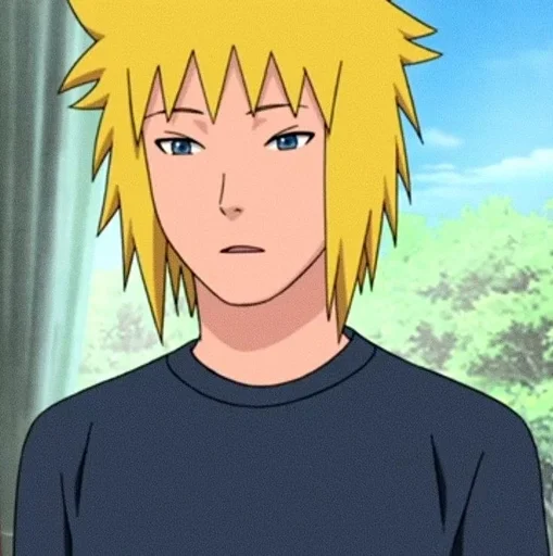 cartoon anime human face