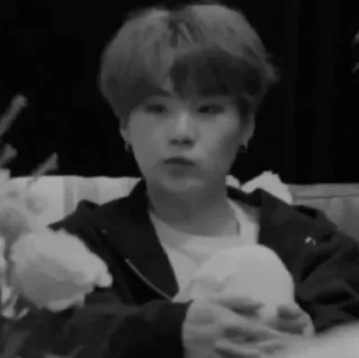 person human face black and white