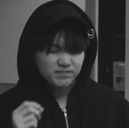 person human face black and white