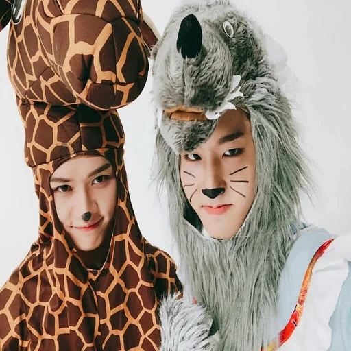 human face fur smile