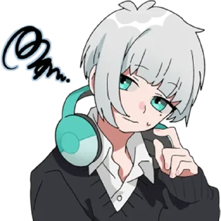 Sticker Мио кун @tg_sticks - 10