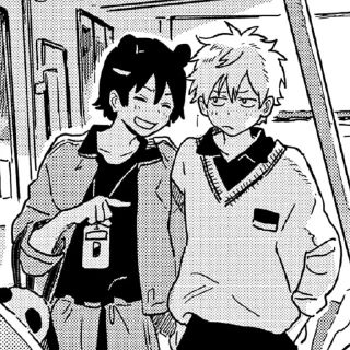 Sticker Mio n Shun ☆ • ° (author @y0sh1kkts) - 7