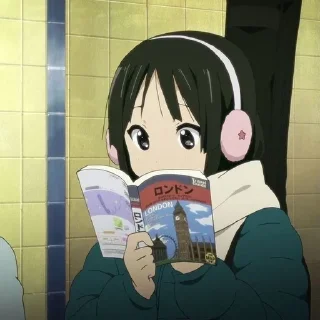 Sticker ♡⃘  mio akiyama ꒰🌟꒱   by : @kotichkv - 8