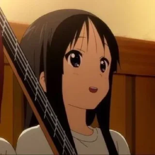 Sticker ♡⃘  mio akiyama ꒰🌟꒱   by : @kotichkv - 2