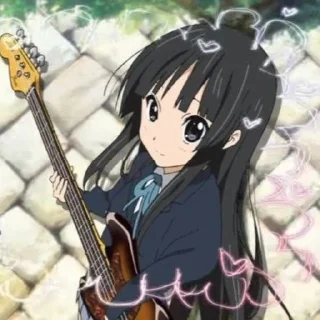 Sticker ♡⃘  mio akiyama ꒰🌟꒱   by : @kotichkv - 9