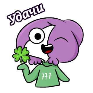 Стикер Мирби by @animashka_youtube - 10