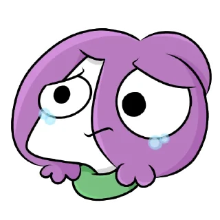 Стикер Мирби by @animashka_youtube - 8