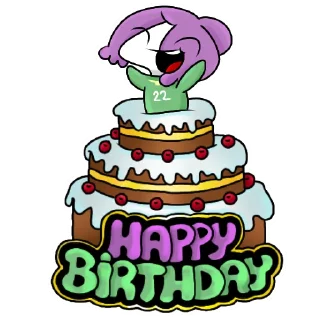 Стикер Мирби by @animashka_youtube - 11