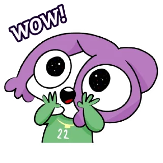 Стикер Мирби by @animashka_youtube - 0