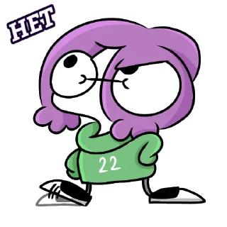 Стикер Мирби by @animashka_youtube - 1