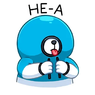 Стикер Миша Белый :: @stickroom - 7