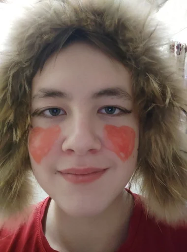 person human face lip