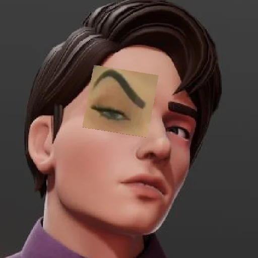 cartoon human face animation