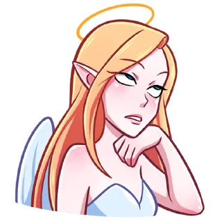 Sticker Ангелица без надписей @TgSticker - 9