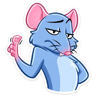 Sticker Мистер крыс - 6