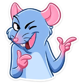 Sticker Мистер крыс - 1