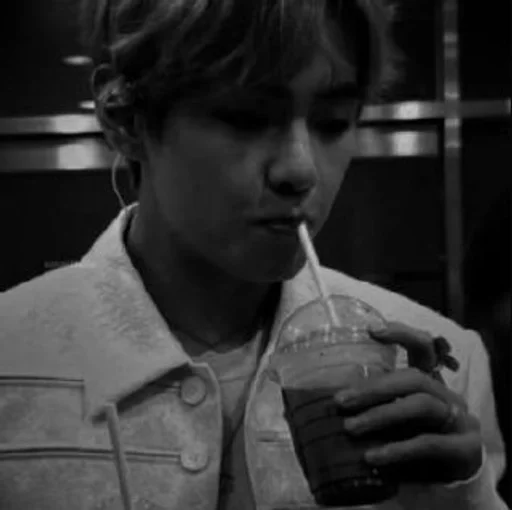 person black and white human face