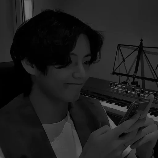 person human face black and white