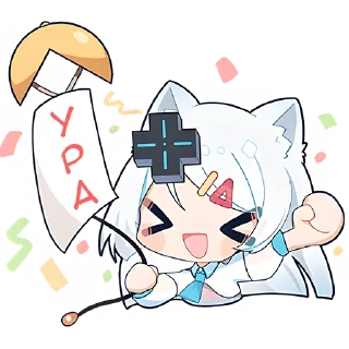 Sticker Мизуки 2 @Nyasticks - 5