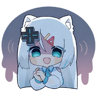 Sticker Мизуки 2 @Nyasticks - 9