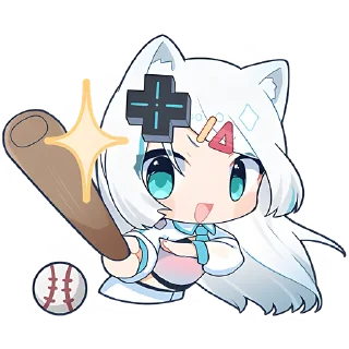 Sticker Мизуки 2 @Nyasticks - 10