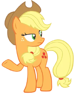Стикер @mlpack Applejack pack - 6