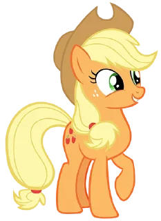 Стикер @mlpack Applejack pack - 3