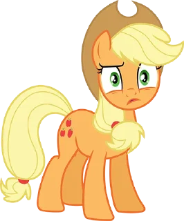 Стикер @mlpack Applejack pack - 4