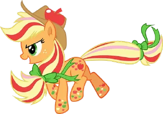 Стикер @mlpack Applejack pack - 2