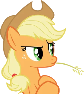 Стикер @mlpack Applejack pack - 9