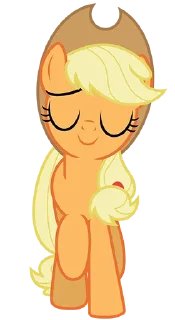 Стикер @mlpack Applejack pack - 7
