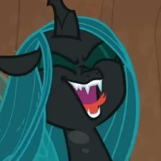 Sticker Queen Chrysalis | @MyLittlePony_bots - 4