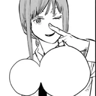 Стикер 𝐌akima // @StickerAnimePack - 0