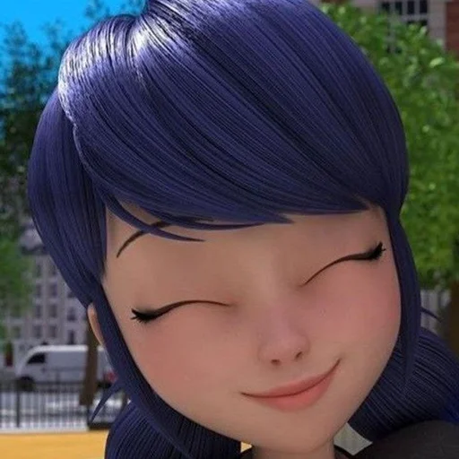 human face bangs lip