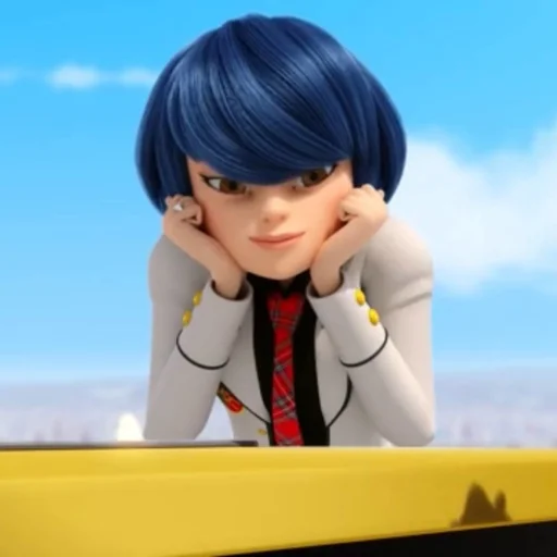 sky cartoon human face