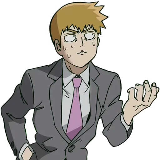 Стикер mob psycho 100 - 0