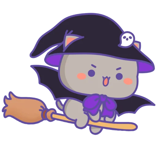 Sticker mochipeachcatsHALLOWEEN - 1