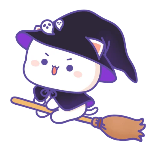 Sticker mochipeachcatsHALLOWEEN - 1