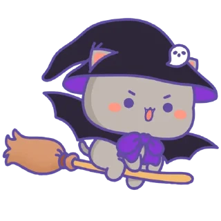 Sticker all @mochipeachcats stickers, Halloween - 3