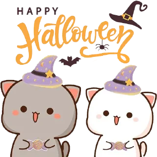Sticker all @mochipeachcats stickers, Halloween - 5