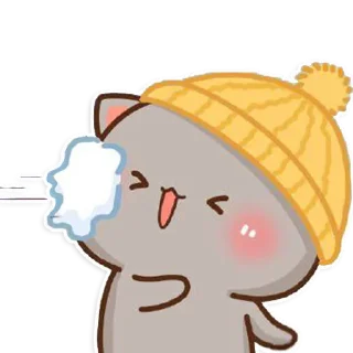 Стикер all @mochipeachcats stickers, Winter&Holidays - 7