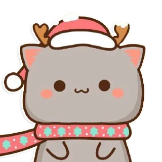 Стикер all @mochipeachcats stickers, Winter&Holidays - 4