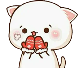 Стикер all @mochipeachcats stickers, Winter&Holidays - 11