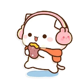 Стикер all @mochipeachcats stickers, Winter&Holidays - 9