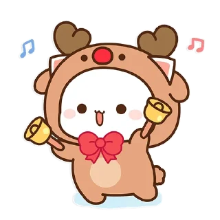 Стикер all @mochipeachcats stickers, Winter&Holidays - 10