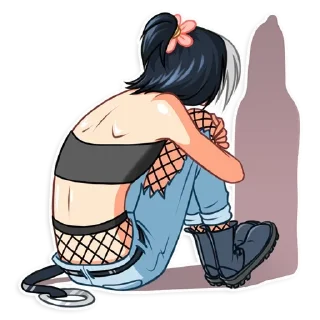 Стикер Modern Geisha @anime4_arts - 11