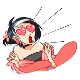 Стикер Modern Geisha @anime4_arts - 1