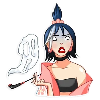 Стикер Modern Geisha @anime4_arts - 10