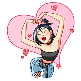 Стикер Modern Geisha @anime4_arts - 8